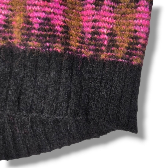 Veronica Beard Davis Sweater Cozy Soft Purple Brown Turtleneck Size Medium - Picture 6 of 16